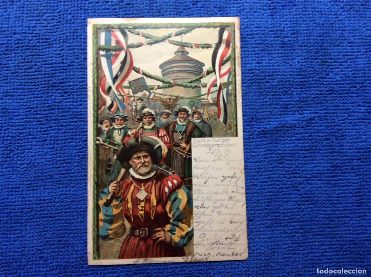 Sellos: ALEMANIA (BAVIERA) 1903 ENTERO POSTAL DE EMISI&Oacute;N PRIVADA CIRCULADO (1BBZ70)