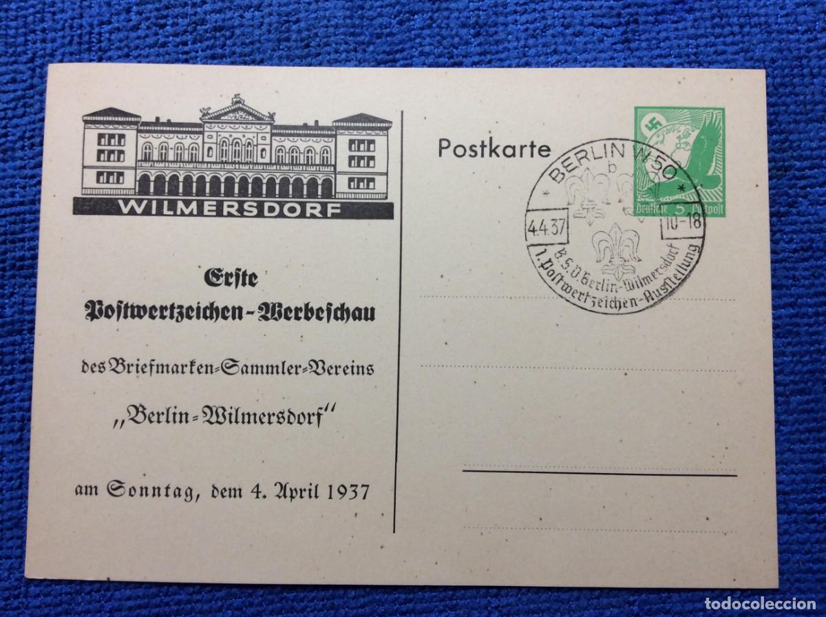 Sellos: ALEMANIA III REICH 1937 ENTERO POSTAL DE EMISI&Oacute;N PRIVADA (1BBZ71)