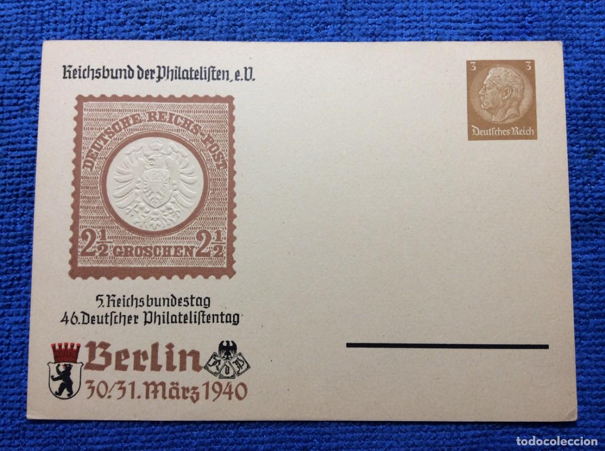 Sellos: ALEMANIA III REICH 1940 ENTERO POSTAL DE EMISI&Oacute;N PRIVADA (1BBZ75)