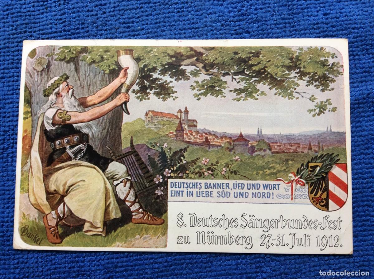 Sellos: ALEMANIA (BAVIERA) 1912 ENTERO POSTAL DE EMISI&Oacute;N PRIVADA CIRCULADO (1BBZ97)