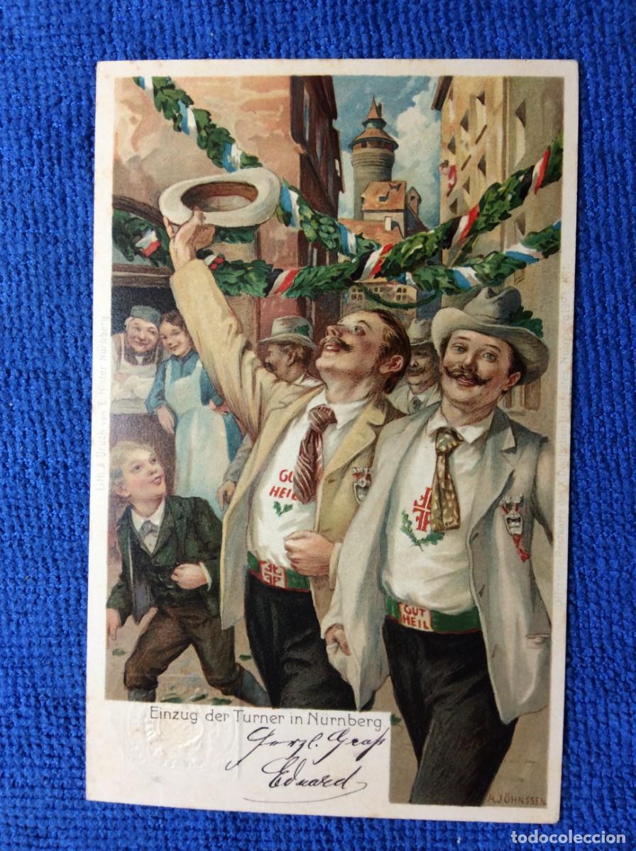 Sellos: ALEMANIA (BAVIERA) 1903 ENTERO POSTAL DE EMISI&Oacute;N PRIVADA CIRCULADO (1DDJ11)