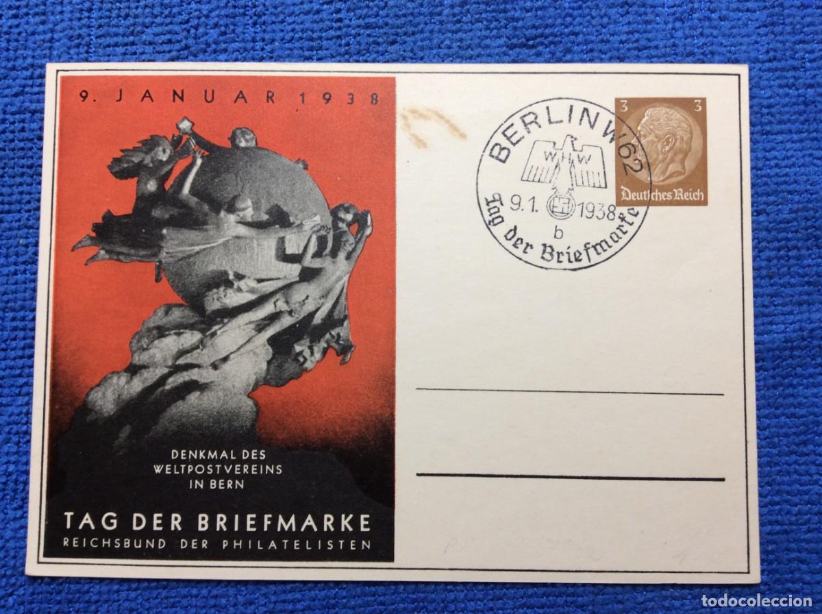 Sellos: ALEMANIA III REICH. 1938 ENTERO POSTAL DE EMISI&Oacute;N PRIVADA (1DDJ14)