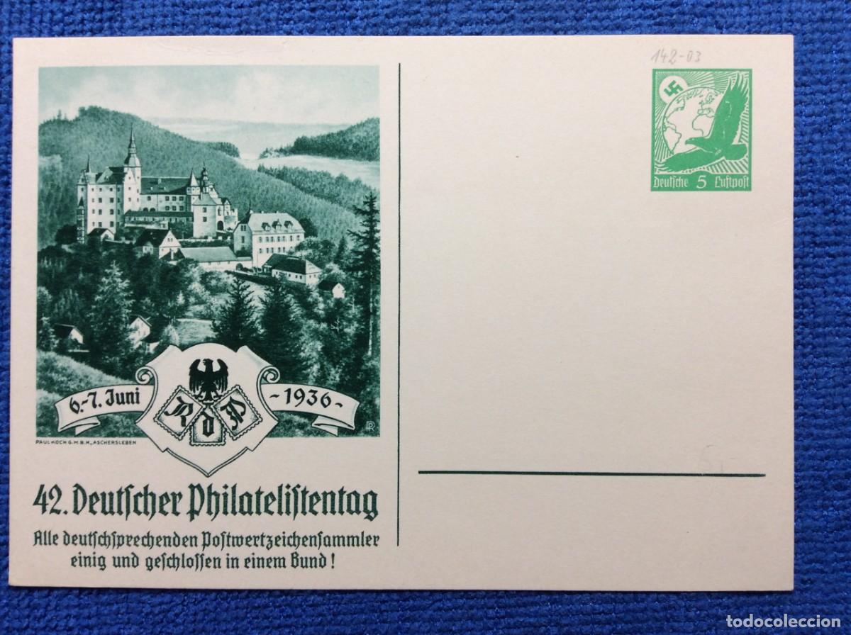 Sellos: ALEMANIA III REICH. 1936 ENTERO POSTAL DE EMISI&Oacute;N PRIVADA (1DDJ16)