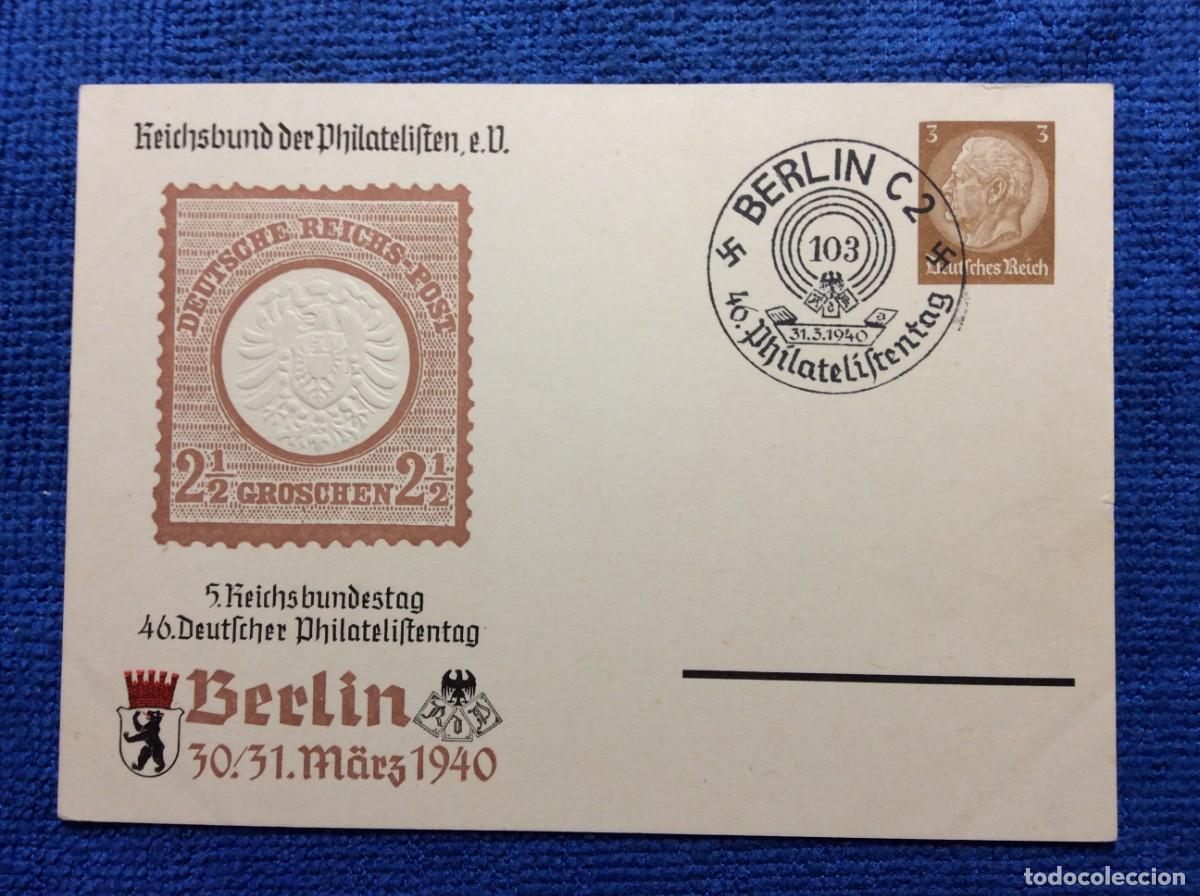 Sellos: ALEMANIA III REICH. 1940 ENTERO POSTAL DE EMISI&Oacute;N PRIVADA (1DDJ23)