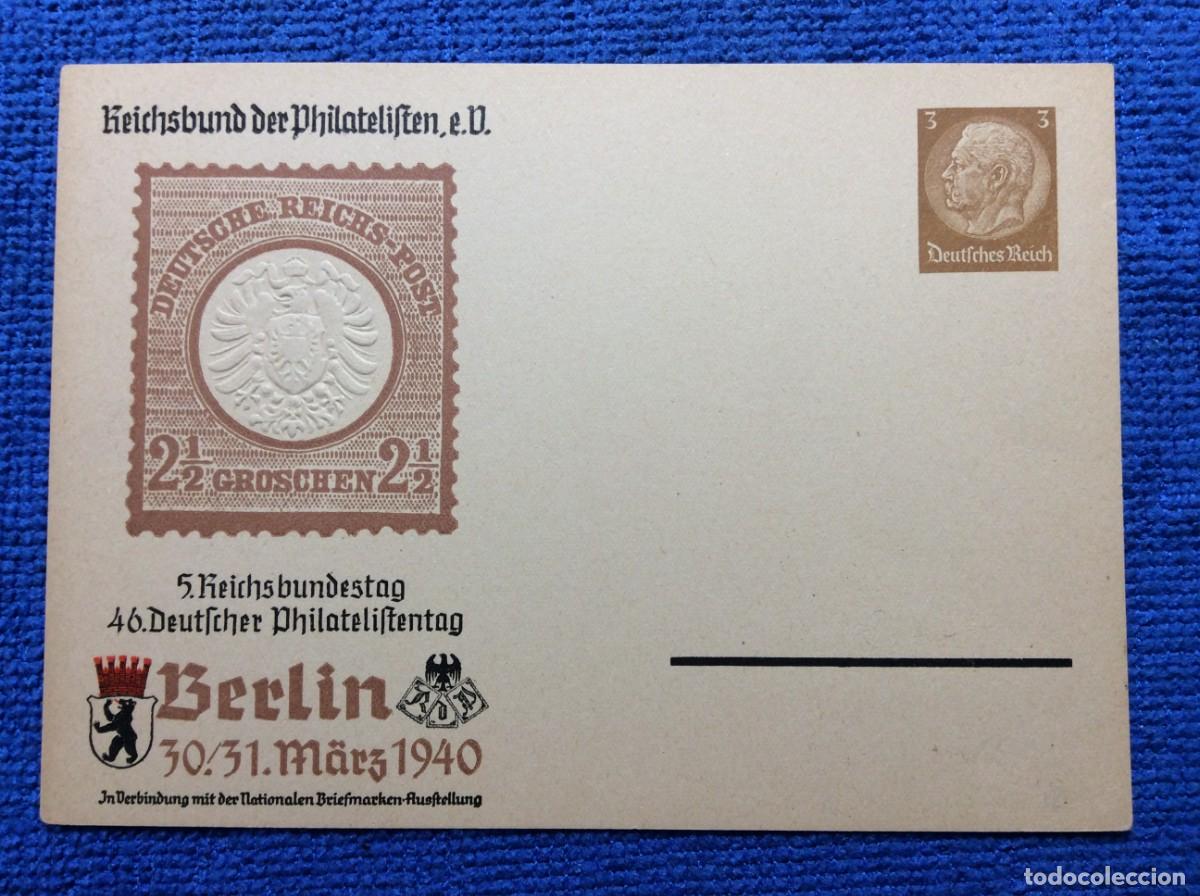 Sellos: ALEMANIA III REICH. 1940 ENTERO POSTAL DE EMISI&Oacute;N PRIVADA (1DDJ24)