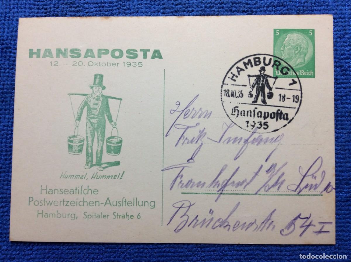 Sellos: ALEMANIA III REICH. 1935 ENTERO POSTAL DE EMISI&Oacute;N PRIVADA (1DDJ27)