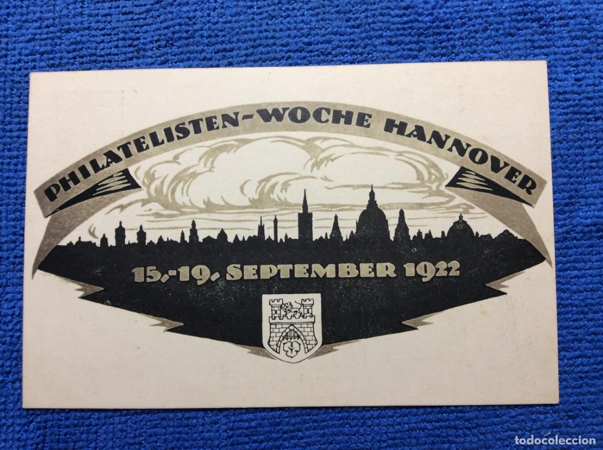 Sellos: ALEMANIA 1922 ENTERO POSTAL DE EMISI&Oacute;N PRIVADA (1DDJ31)