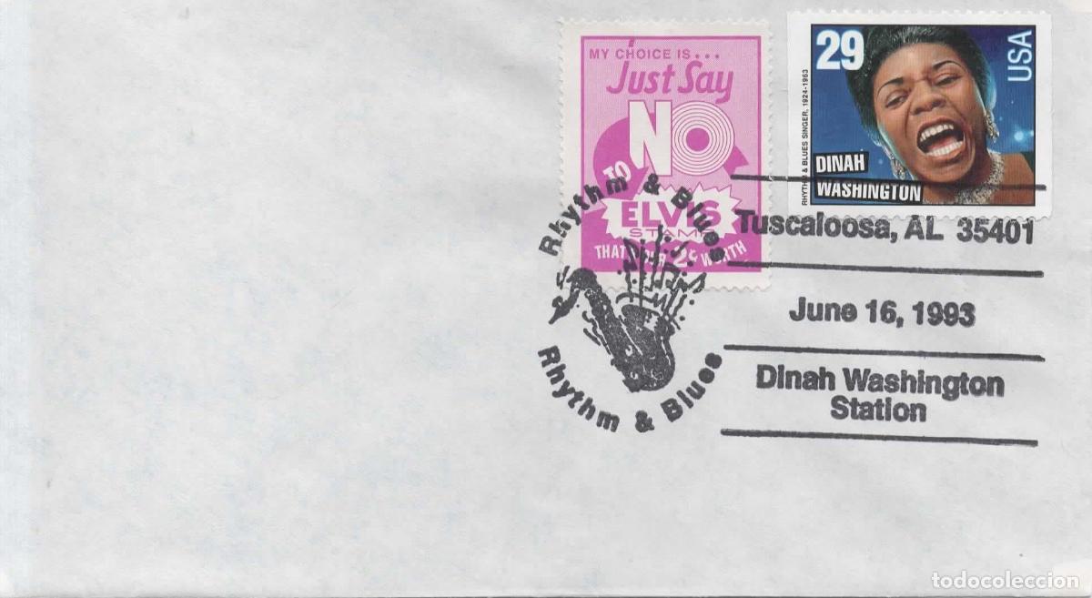 Sellos: ESTADOS UNIDOS USA MUSICA RYTHM & BLUES SAXOFON TUSCALOOSA