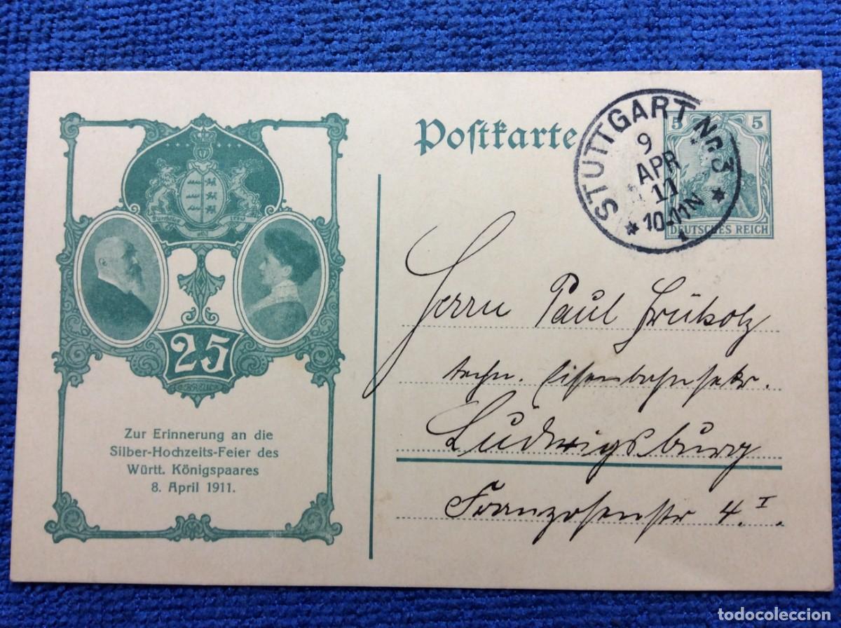 Sellos: ALEMANIA IMPERIO 1911 ENTERO POSTAL DE EMISI&Oacute;N PRIVADA CIRCULADO (1DDJ37)