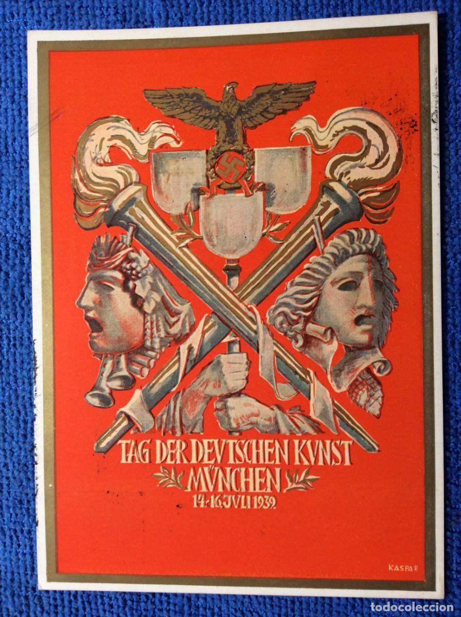 Sellos: ALEMANIA III REICH 1939 ENTERO POSTAL DE EMISI&Oacute;N PRIVADA CIRCULADO. INTERESANTE MATASELLOS (1DDJ66)