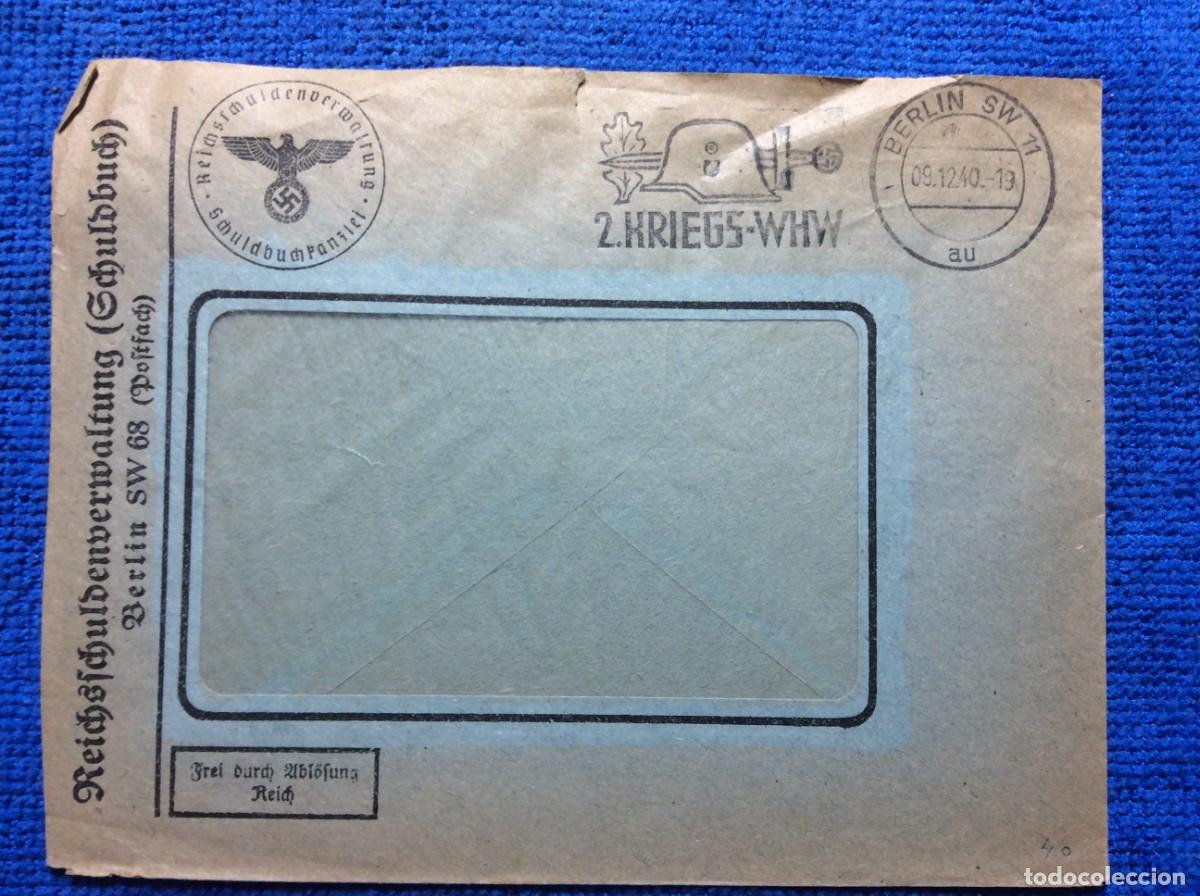 Sellos: ALEMANIA III REICH. 1940 CARTA CIRCULADA. INTERESANTE MATASELLOS (1DDK05)