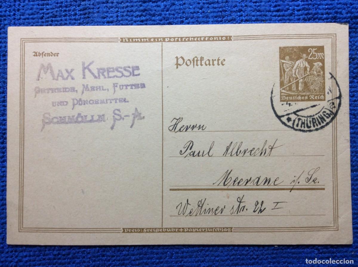 Selos: ALEMANIA. 1924 ENTERO POSTAL CIRCULADO (1DDG61)