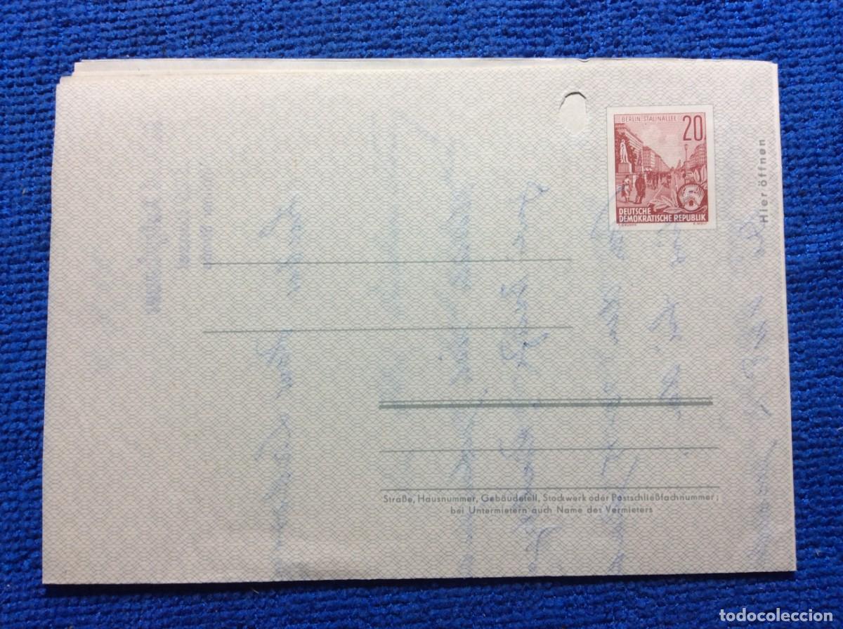 Sellos: ALEMANIA ORIENTAL 1968 ENTERO POSTAL CIRCULADO (1DDI51)