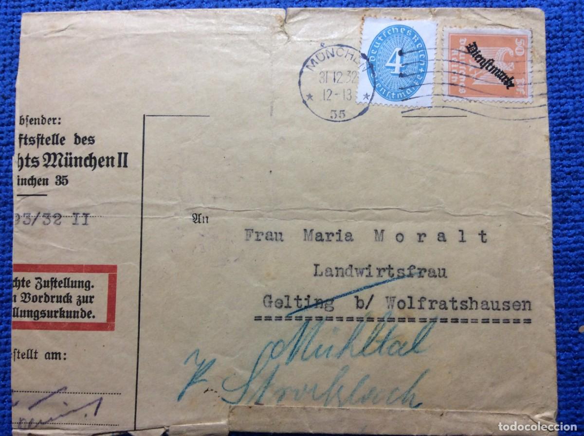 Sellos: ALEMANIA 1932 CARTA CIRCULADA (1DDK25)
