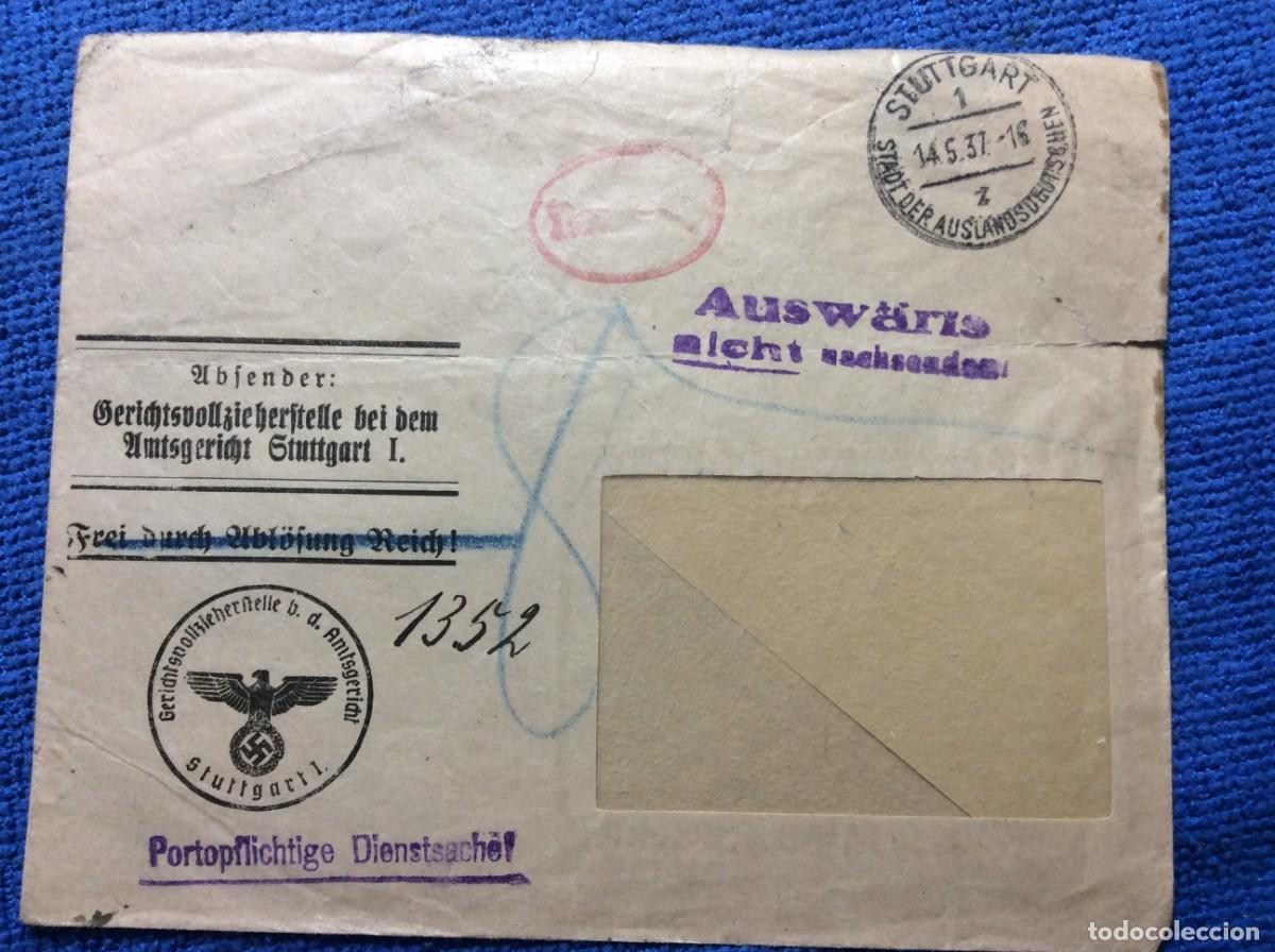 Sellos: ALEMANIA III REICH 1937 CARTA CIRCULADA (1DDK26)