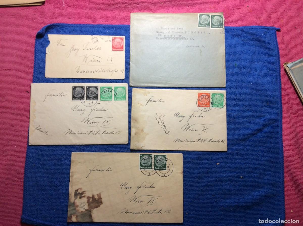 Sellos: ALEMANIA III REICH. LOTE DE 5 CARTAS CIRCULADAS (1DDK28)