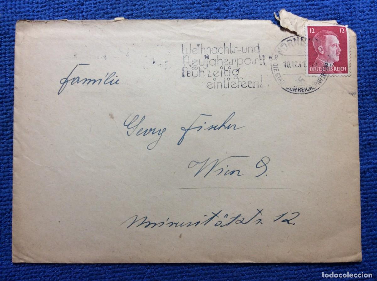 Sellos: ALEMANIA III REICH 1941 CARTA CIRCULADA. INTERESANTE MATASELLOS (1DDK32)