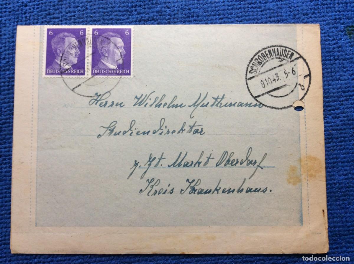 Sellos: ALEMANIA III REICH 1943 CARTA CIRCULADA (1DDK40)