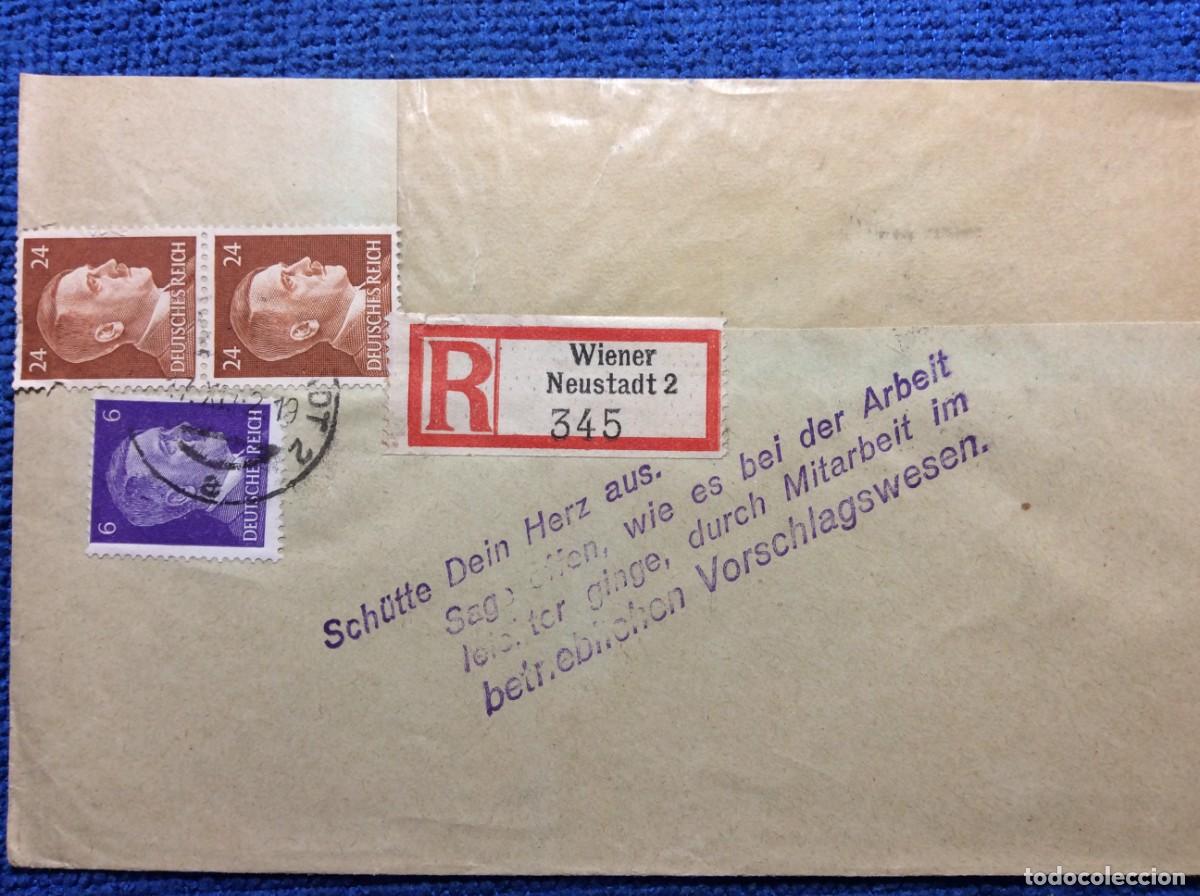 Sellos: ALEMANIA III REICH 1942 CARTA CERTIFICADA (1DDK43)