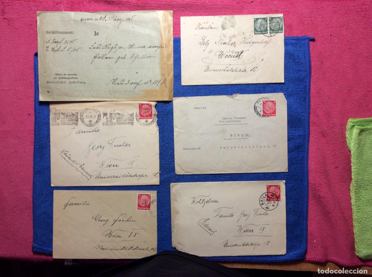 Sellos: ALEMANIA III REICH. LOTE DE 6 CARTAS CIRCULADAS (1DDK48)