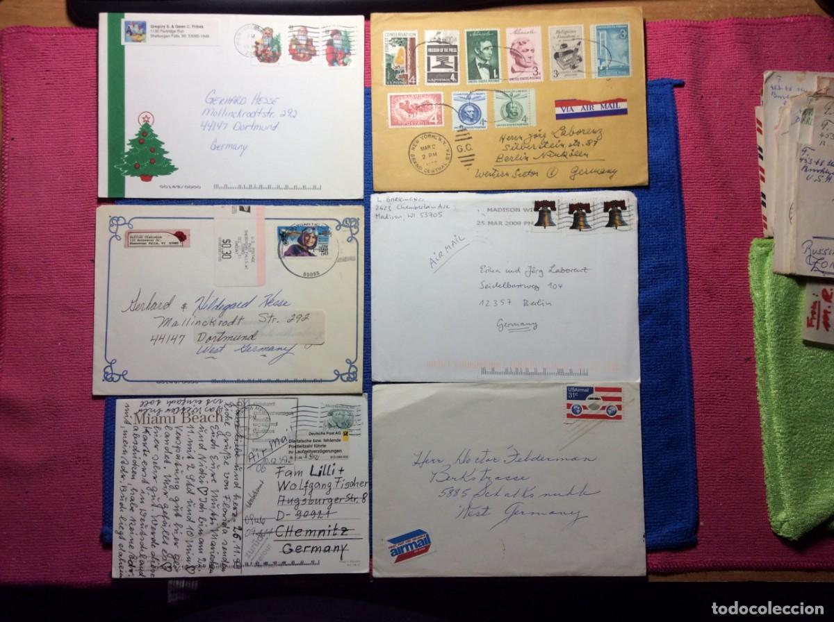 Sellos: ESTADOS UNIDOS. LOTE DE 6 CARTAS CIRCULADAS (2LLA267)