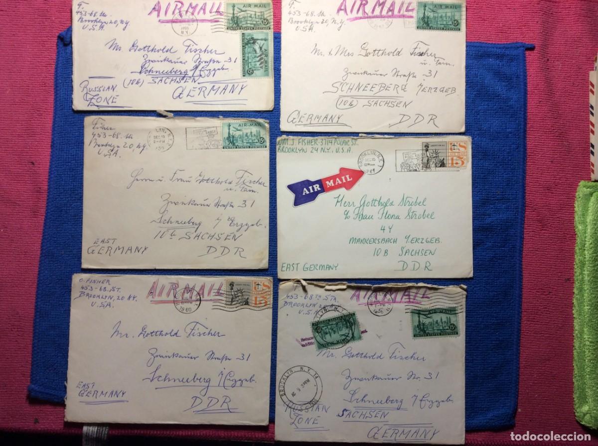 Sellos: ESTADOS UNIDOS. LOTE DE 6 CARTAS CIRCULADAS (2LLA268)