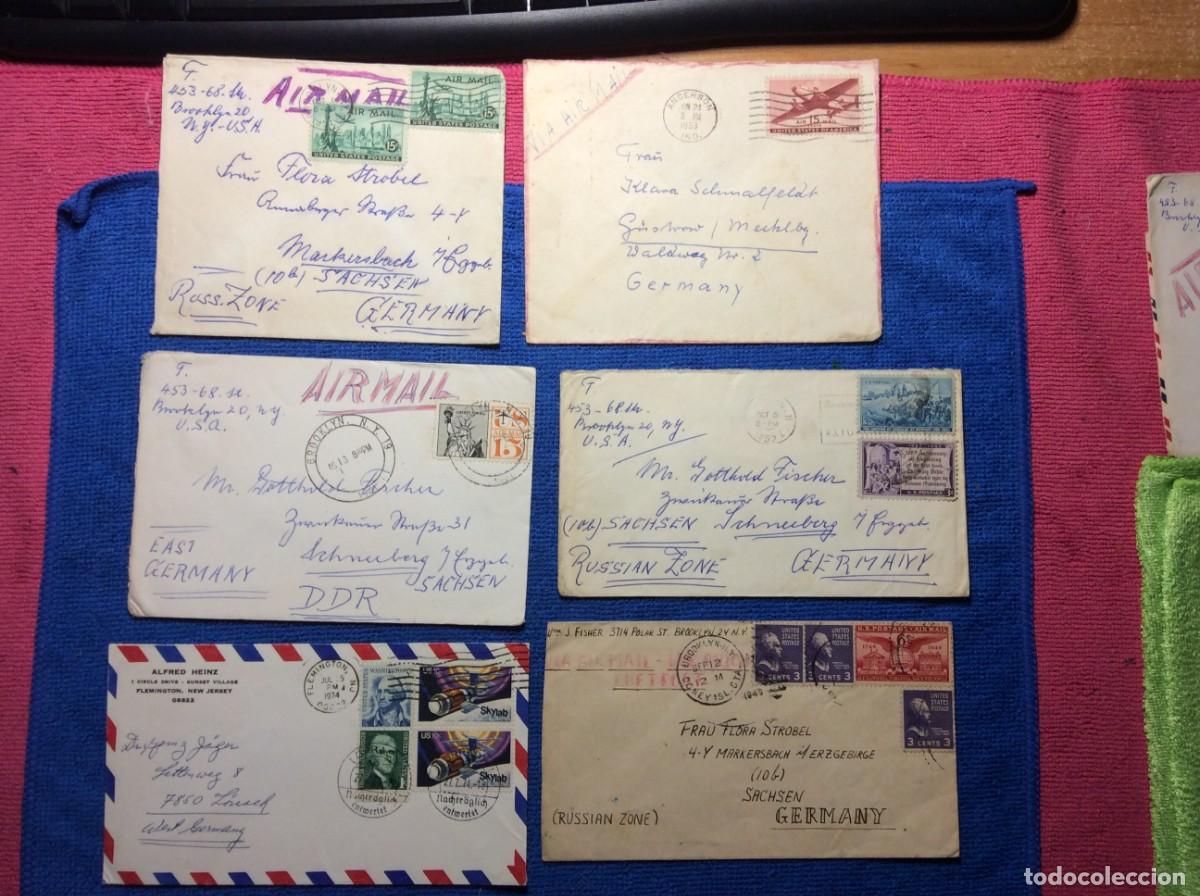 Sellos: ESTADOS UNIDOS. LOTE DE 6 CARTAS CIRCULADAS (2LLA269)