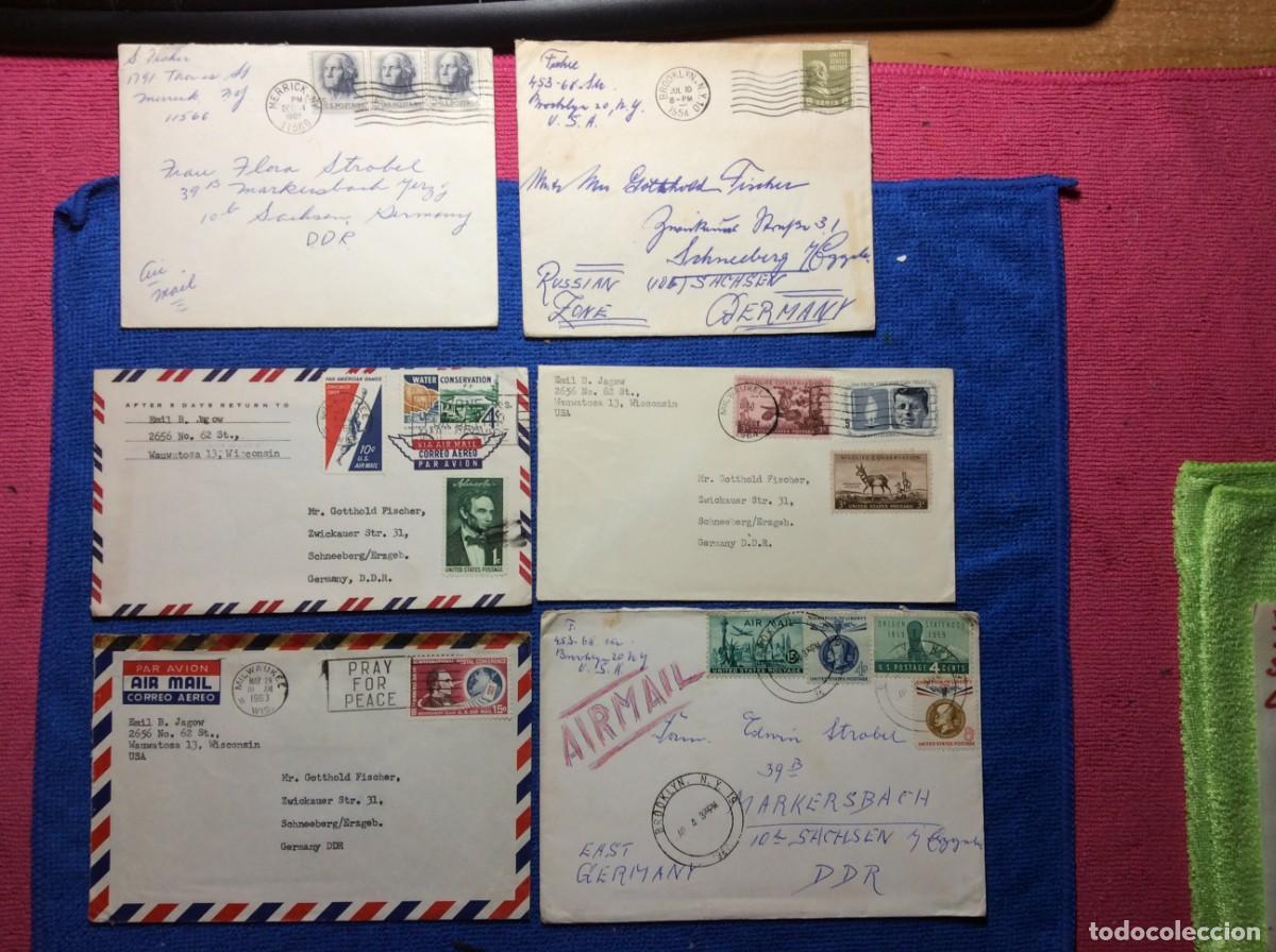 Sellos: ESTADOS UNIDOS. LOTE DE 6 CARTAS CIRCULADAS (2LLA270)
