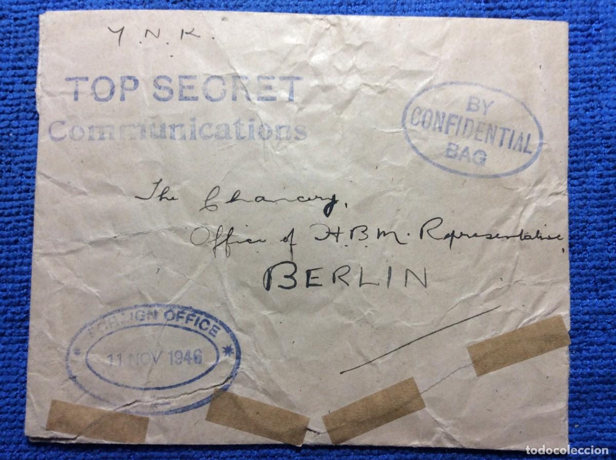Sellos: ALEMANIA. OCUPACI&Oacute;N ALIADA. 1946 CARTA CIRCULADA (TOP SECRET COMMUNICATIONS) (1DDK54)