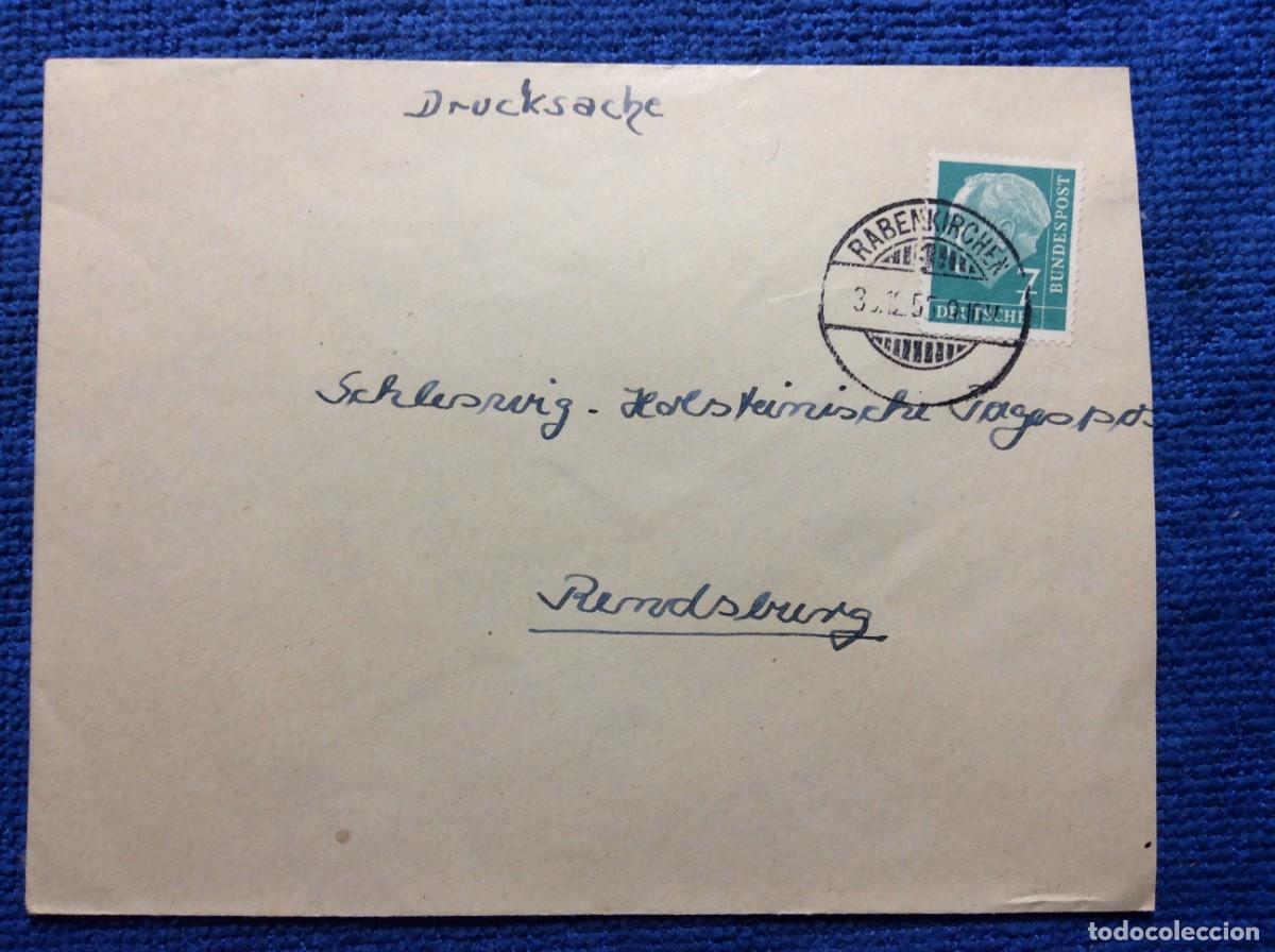 Sellos: ALEMANIA. 1955 CARTA CIRCULADA (1DDK98)