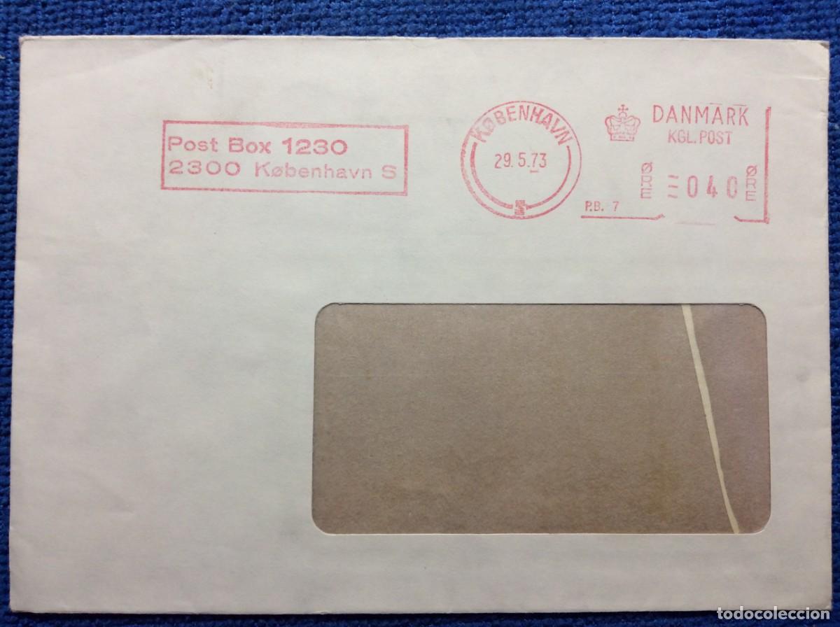 Sellos: DINAMARCA 1973 CARTA CIRCULADA (1DDL09)