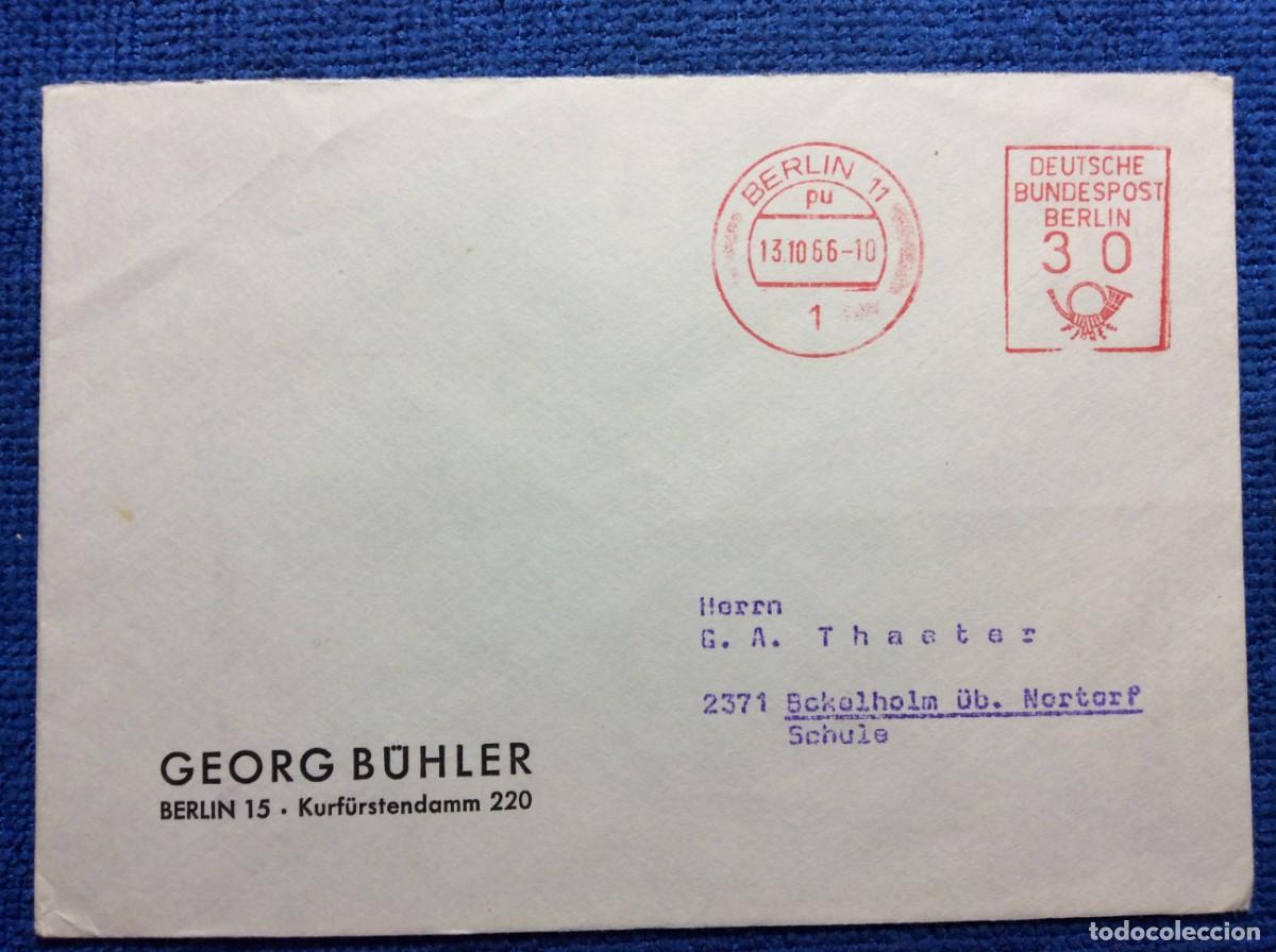 Sellos: ALEMANIA. 1966 CARTA CIRCULADA (1DDL12)