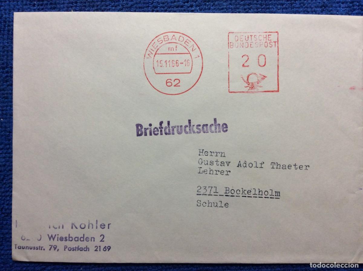 Sellos: ALEMANIA. 1966 CARTA CIRCULADA (1DDL13)