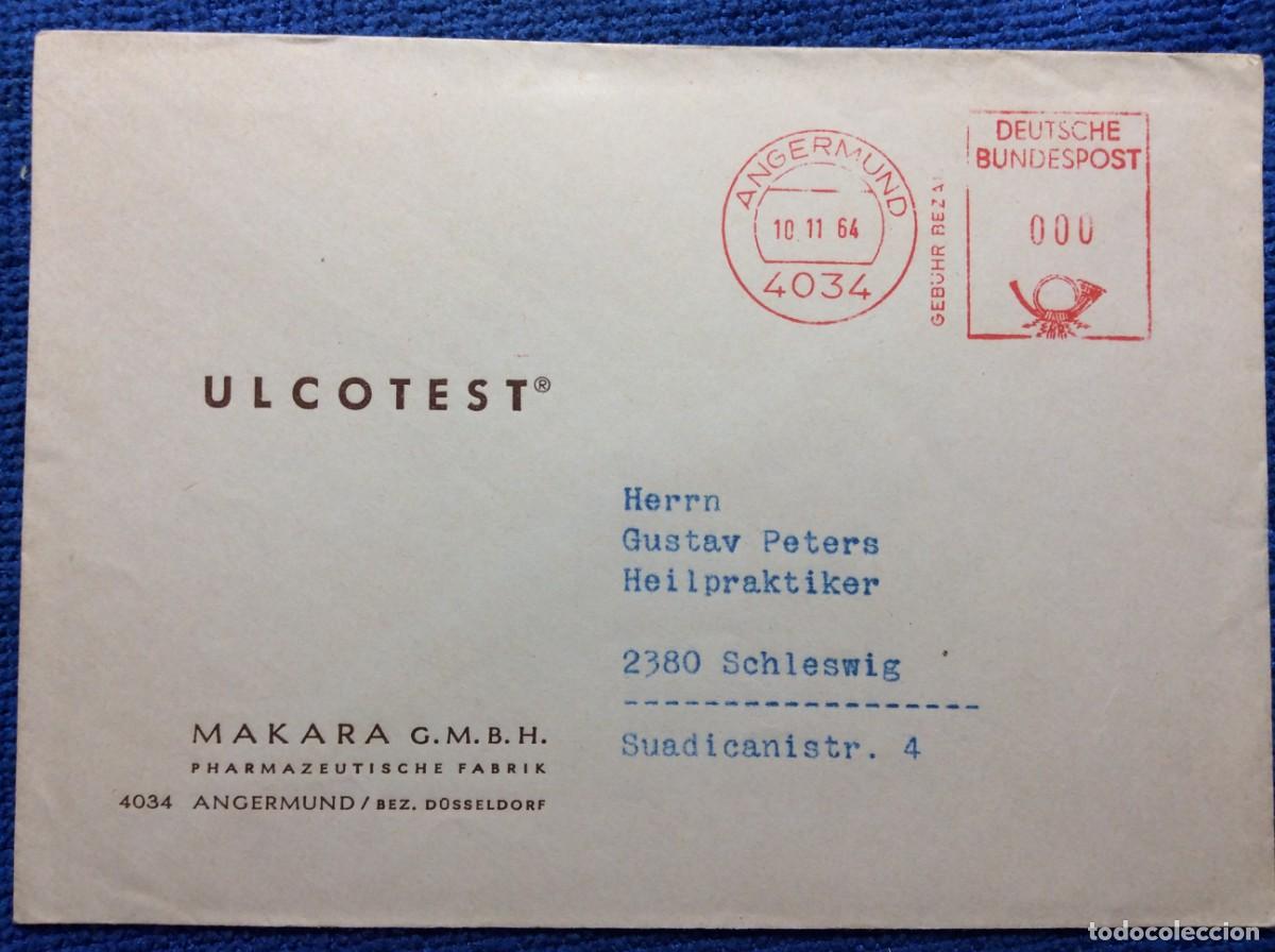 Sellos: ALEMANIA. 1964 CARTA CIRCULADA (1DDL35)