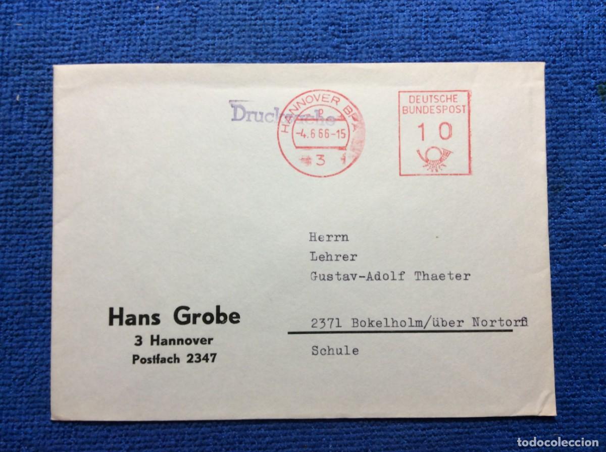 Sellos: ALEMANIA. 1966 CARTA CIRCULADA (1DDL49)