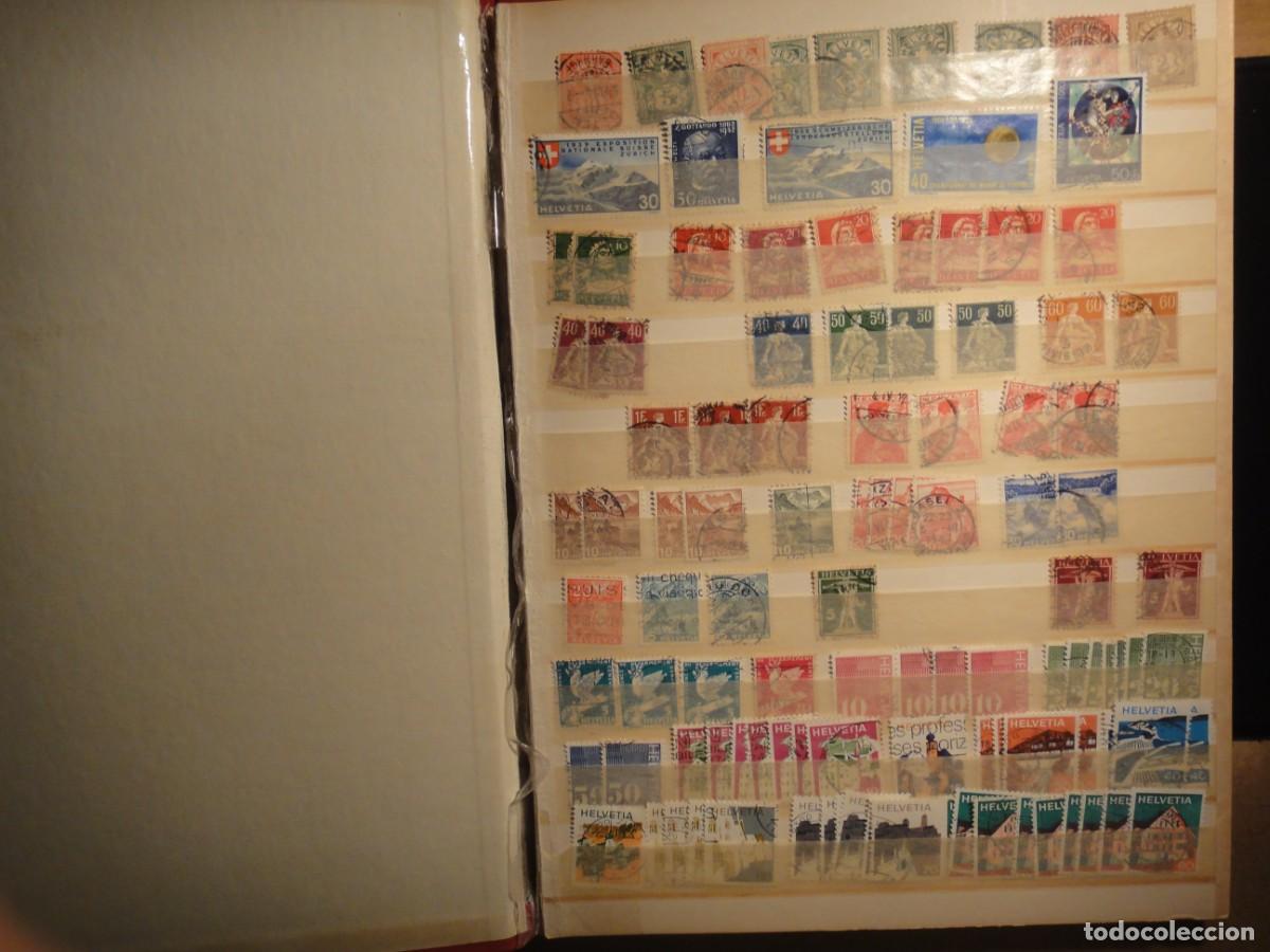 Sellos: Clasificador Tama&ntilde;o folio, con sellos de Suiza y Jap&oacute;n, para colecci&oacute;n, cambio, etc....Rf 2164/76