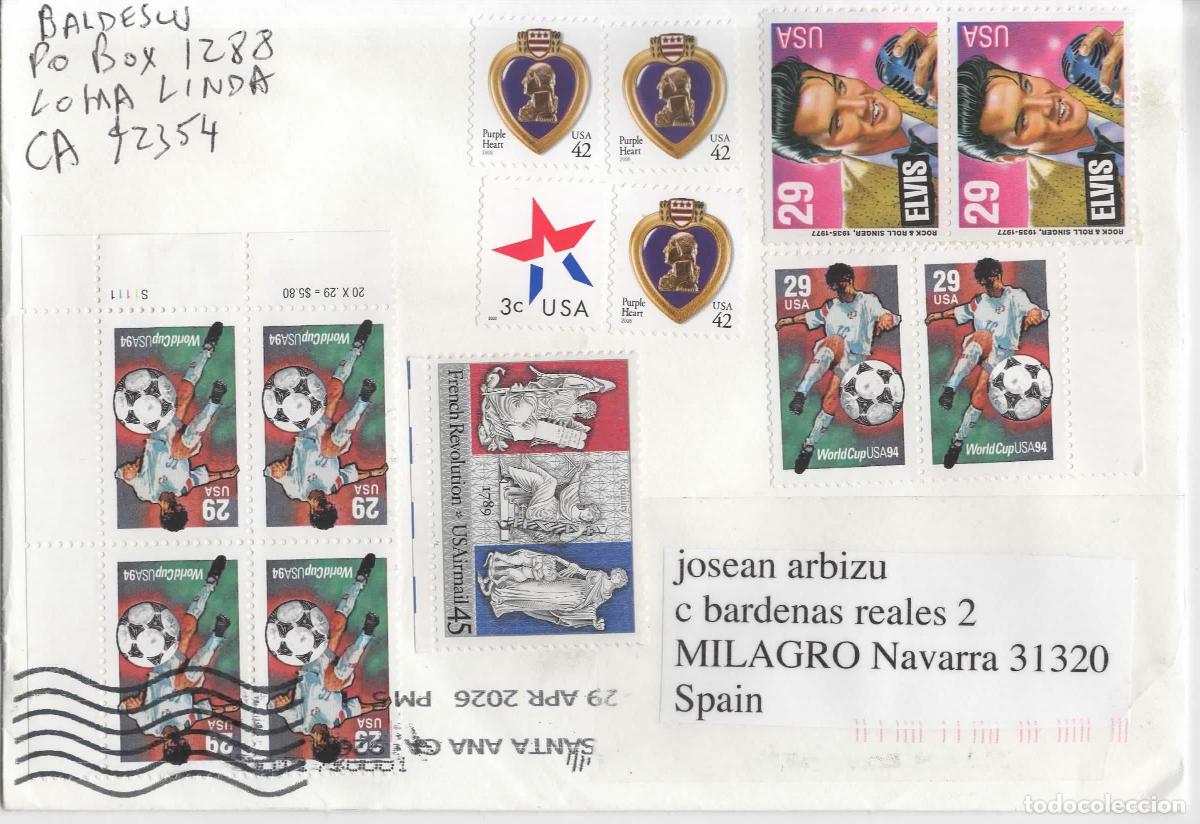 Sellos: ESTADOS UNIDOS USA CC SELLOS ELVIS PRESLEY FUTBOL FOOTBALL REVOLUCION FRANCESA FRENCH REVOLUTION