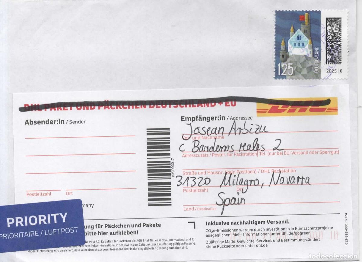 Sellos: ALEMANIA CASTILLO CASTLE QR STAMP