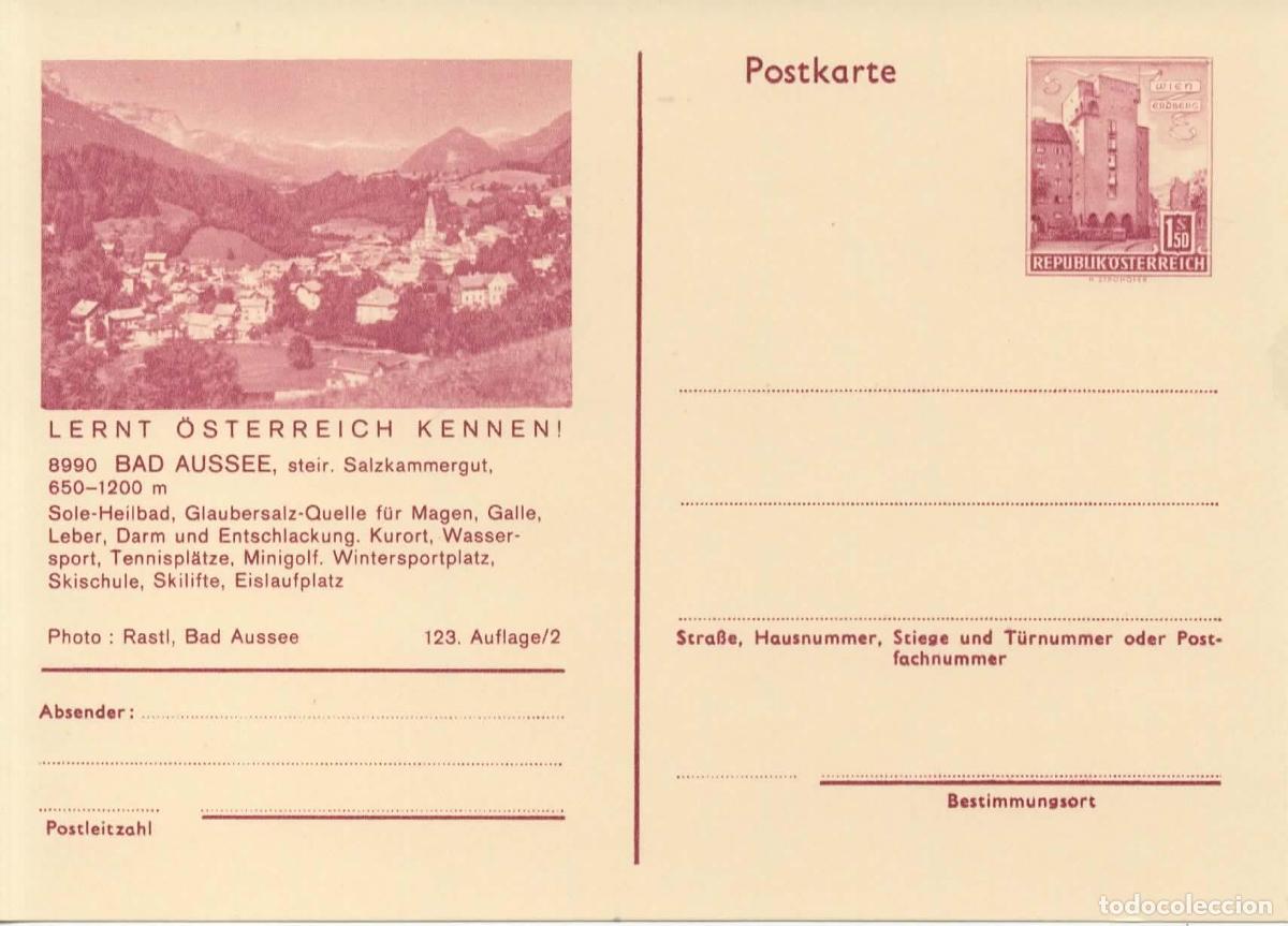 Sellos: AUSTRIA ENTERO POSTAL BAD AUSSE TENNIS GOLF