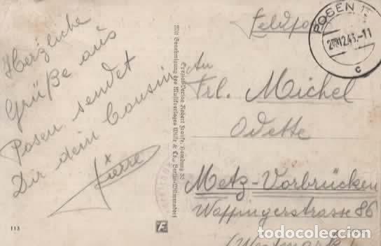 Sellos: ALEMANIA POLONIA OCUPADA POSEN 1943 FELDPOST CORREO MILITAR WW2