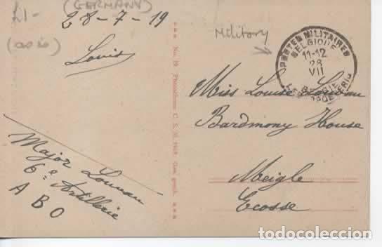 Sellos: BELGICA WW1 CORREO MILITAR FELDPOST POSTAL OCUPACION ALEMANIA 1919 MAINZ