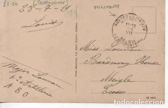 Sellos: BELGICA WW1 CORREO MILITAR FELDPOST POSTAL OCUPACION ALEMANIA 1919 COBLENZ
