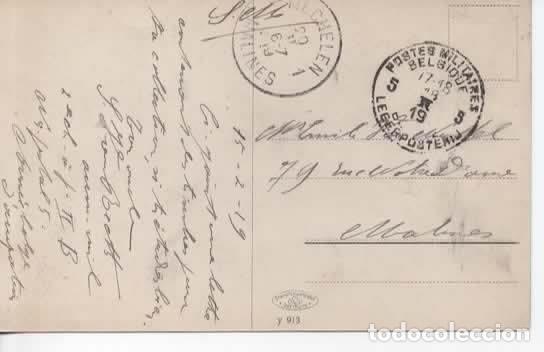 Sellos: BELGICA WW1 CORREO MILITAR FELDPOST POSTAL OCUPACION ALEMANIA 1919 KEMPEN RHEIN