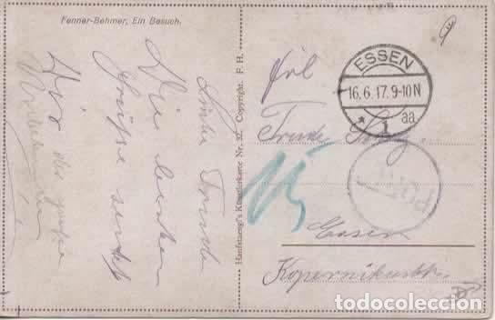 Sellos: ALEMANIA WW1 CORREO MILITAR FELDPOST POSTAL ESSEN 1917