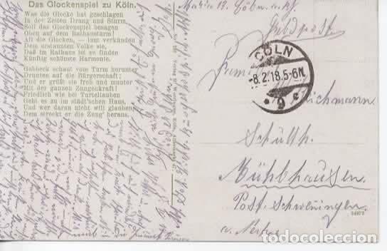 Sellos: ALEMANIA WW1 CORREO MILITAR FELDPOST POSTAL COLN 1918
