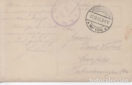 Sellos: ALEMANIA WW1 CORREO MILITAR FELDPOST POSTAL 1915 NR 126