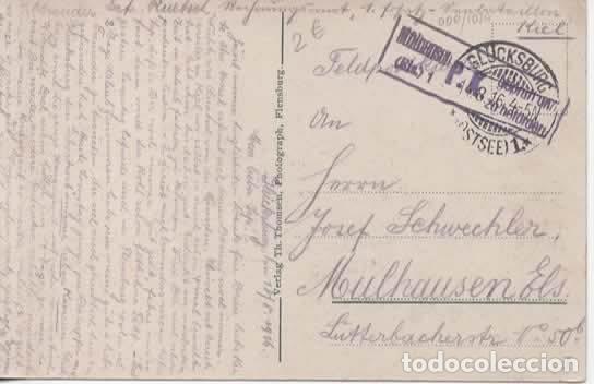 Sellos: ALEMANIA WW1 CORREO MILITAR FELDPOST POSTAL GLUCKSBURG 1916