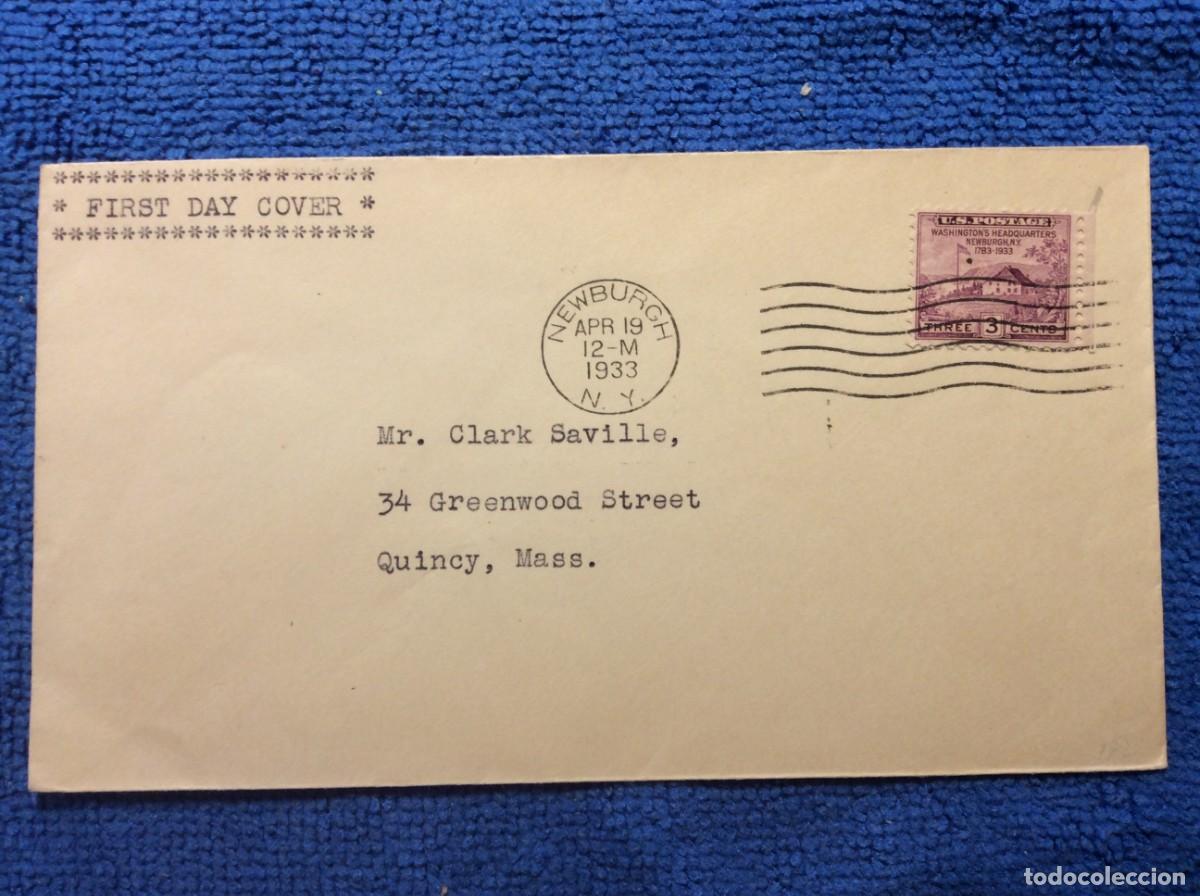 Sellos: ESTADOS UNIDOS. 1933 CARTA CIRCULADA (1DDB32)