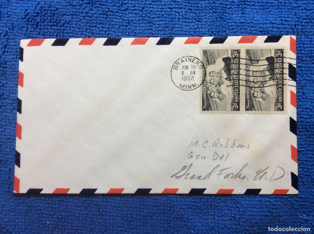 Sellos: ESTADOS UNIDOS. 1952 CARTA CIRCULADA (1DDB42)
