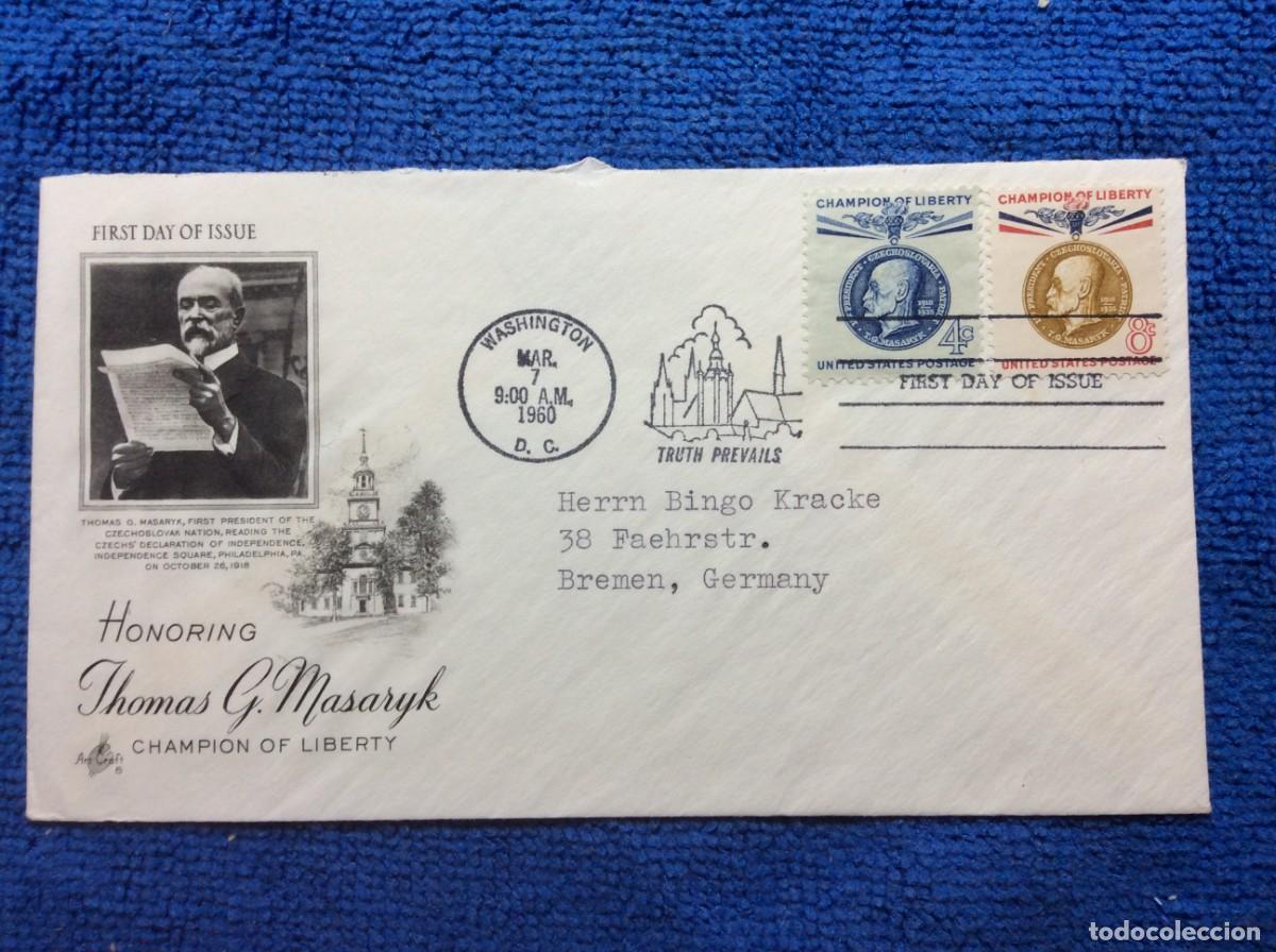 Selos: ESTADOS UNIDOS. 1960 CARTA CIRCULADA (1DDB44)